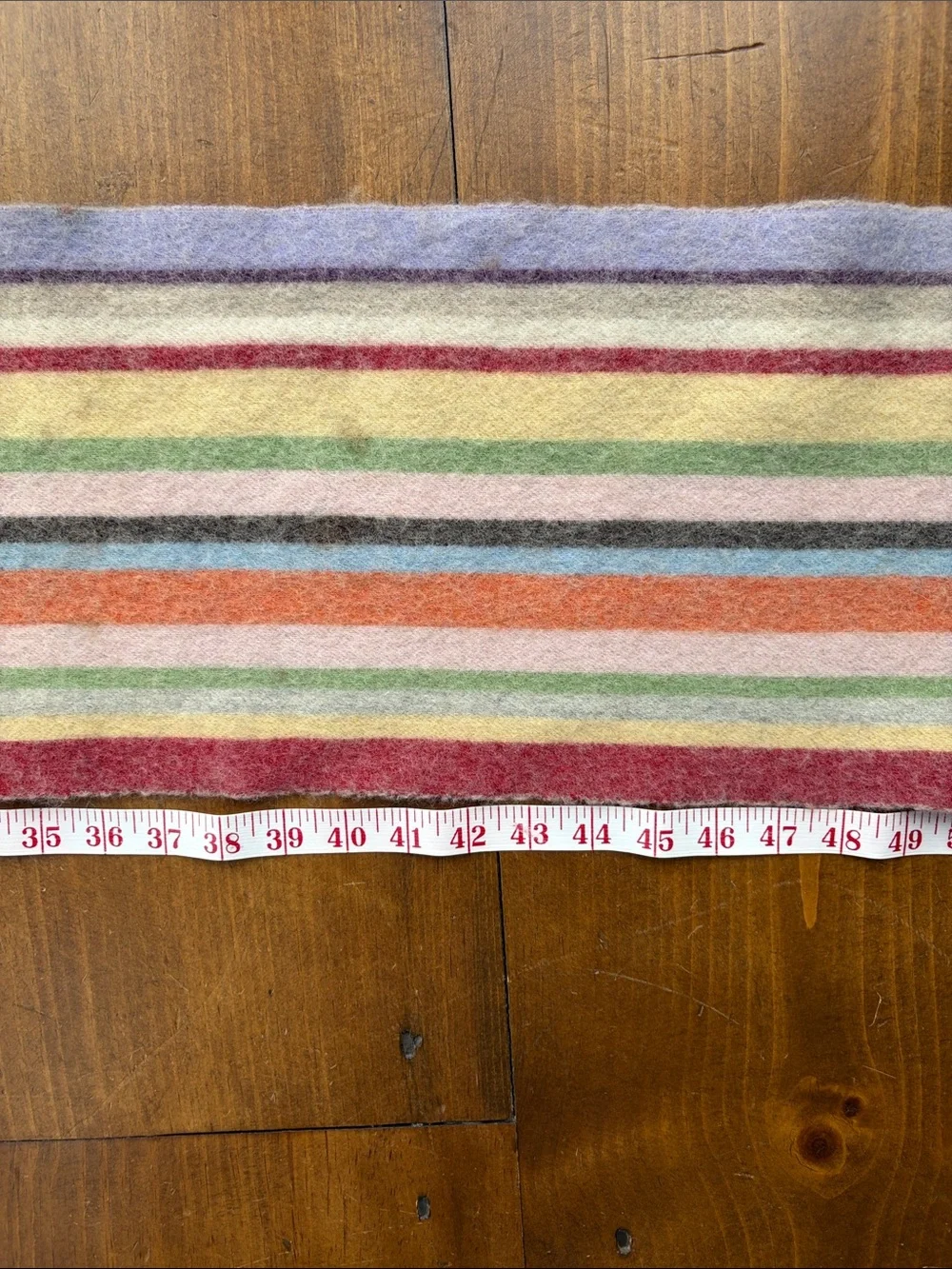 Elgin Vintage Striped Lambswool Scarf